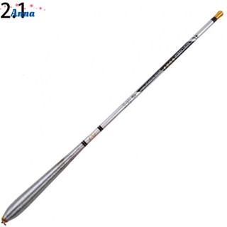 【Anna】1.8M-4.5M carbon 28 short section portable fishing rod hand rod stream rod 2000G