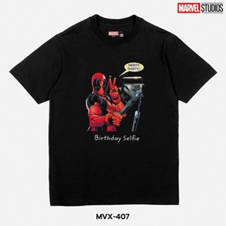 เสื้อยืดการ์ตูน ลาย DEADPOOL ลิขสิทธ์แท้ MARVEL COMICS  T-SHIRTS (MVX-407)