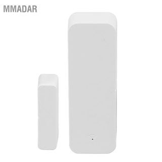  MMADAR เซ็นเซอร์ประตูหน้าต่าง WiFi ปลุกตามเวลาจริงเครื่องตรวจจับเปิดประตูแม่เหล็กสำหรับระบบบ้าน