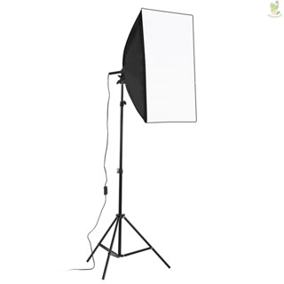 Andoer ชุดไฟสตูดิโอถ่ายภาพ รวมซอฟท์บ็อกซ์ 50*70 ซม. * 1/ 150W 5500K Light Bul Came-8.9