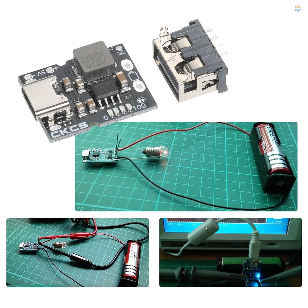 fash-บอร์ดชาร์จแบตเตอรี่ลิเธียม-5v-2a-อินพุต-type-c-พร้อมโมดูลชาร์จ-type-c-สําหรับอิเล็กทรอนิกส์-diy