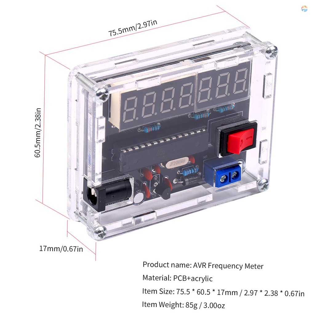 fash-ชุดเครื่องวัดความถี่-avr-10mhz-ความถี่-0-000-001hz-diy