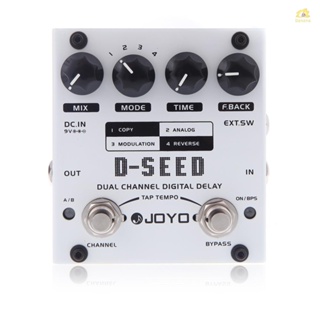 Banana_pie JOYO D-SEED แป้นเหยียบเอฟเฟคกีตาร์ดิจิทัล แบบช่องคู่ พร้อมสี่โหมด