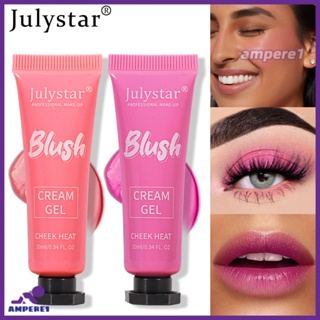 Julystar Liquid Cheek Blush Facial Nourishing Blush Gel Cream Waterproof Multi-purpose Eyes&amp;lips Makeup Blush Stick Cosmetics -AME1