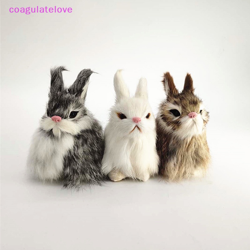 coagulatelove-ตุ๊กตากระต่ายจําลองน่ารัก-ขนฟู-ของขวัญวันเกิด-วันคริสต์มาส-สําหรับตกแต่งบ้าน-งานแต่งงาน-ขายดี