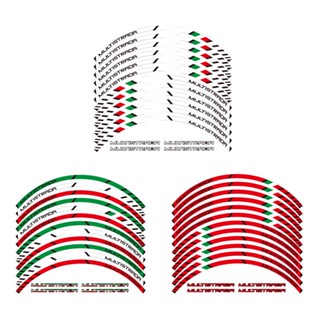 สติกเกอร์สะท้อนแสง สําหรับติดตกแต่งขอบล้อรถจักรยานยนต์ Ducati MULTISTRADA