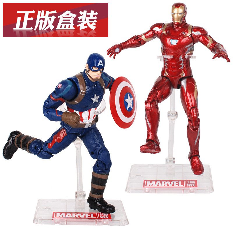 ของแท้-โมเดลฟิกเกอร์-marvel-avengers-4-spider-man-iron-man-ขยับได้-ของเล่นสําหรับเด็ก-1fjz