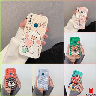 เคส VIVO Y11 Y12 Y15 Y17 Y19 เคสโทรศัพท์รูปแบบใหม่ คลื่นน้ำ การป้องกันเลนส์ กันน้ำ ป้องกันการตก KLQSBW