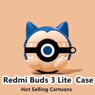 【Case Home】เคสหูฟัง แบบนิ่ม ลายการ์ตูนฉลาม สําหรับ Redmi Buds 3 Lite 3 Lite