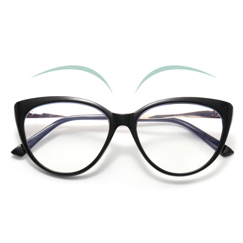 แว่นตาป้องกันรังสีแคทอาย-กรอบแว่นตา-tr-ป้องกันแสงสีฟ้า-พิมพ์ลายเสือดาว-แบบเรียบ-สไตล์เรโทร-สําหรับผู้ชาย-และผู้หญิง
