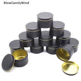 Blowgentlywind กระปุกเปล่า ทรงกลม พร้อมฝาปิด สําหรับใส่จัดเก็บของ