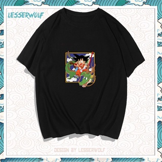 【hot tshirts】เสื้อยืดแขนสั้นลําลอง คอกลม ผ้าฝ้ายแท้ พิมพ์ลาย dragon ball Saiyan ทรงหลวม ใส่สบาย ระบายอากาศ แฟชั่นฤดูร้อน