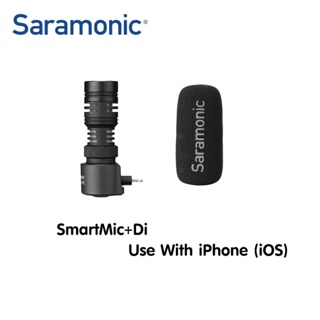 Saramonic SmartMic+ Di ไมโครโฟน with Lightning สำหรับ โทรศัพท์มือ Apple iOS ช่องเสียบ Lightning (ประกันศูนย...