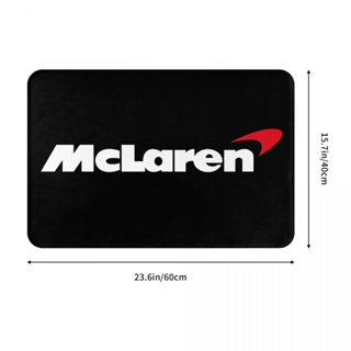 ใหม่ McLaren F1 พรมเช็ดเท้า ผ้าสักหลาด ลายโลโก้ทีม (2) กันลื่น ดูดซับน้ําได้ดี แห้งเร็ว 16x24 นิ้ว สําหรับห้องน้ํา ห้องนั่งเล่น โซฟา ห้องนอน พร้อมส่ง