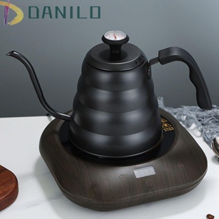 Danilo กาต้มน้ําสเตนเลส คอยาว ปากหงส์ 1 ลิตร 1.2 ลิตร พร้อมเครื่องวัดอุณหภูมิ อุปกรณ์เสริม สําหรับห้องครัว