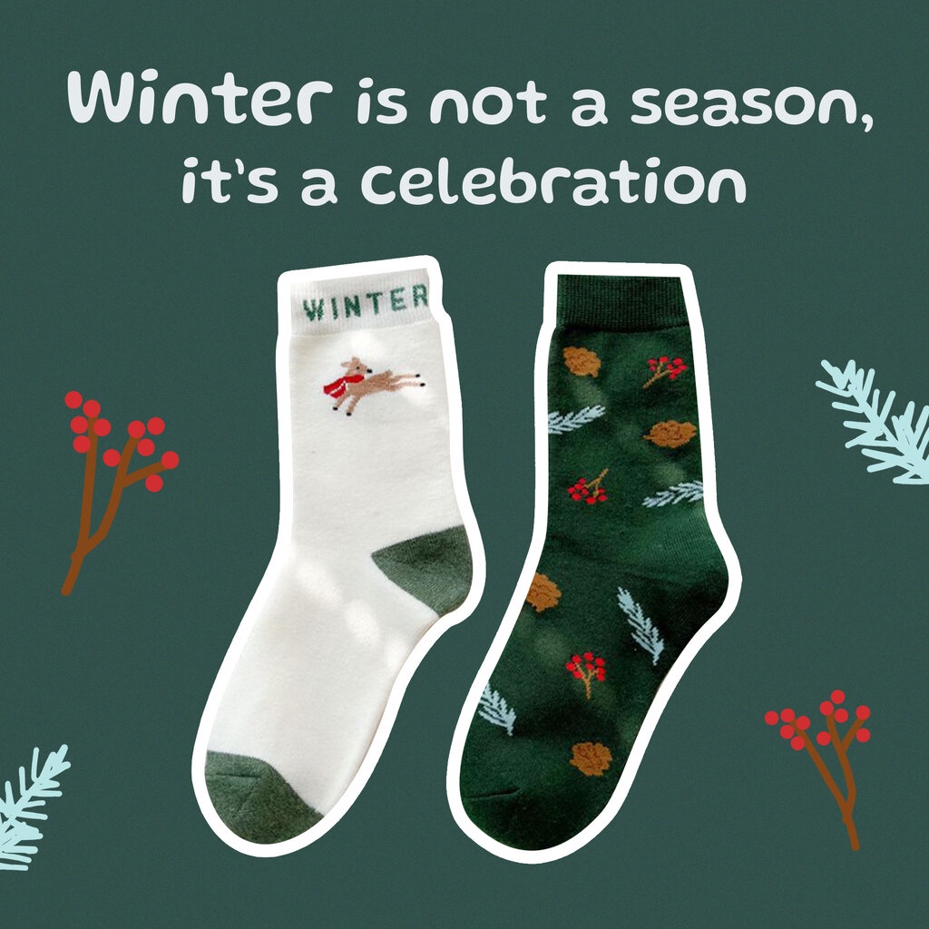 emmtee-emmbee-ถุงเท้า-winter-is-not-a-season-its-a-celebration