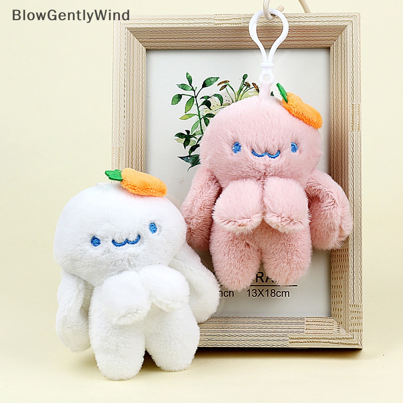 blowgentlywind-พวงกุญแจ-จี้ตุ๊กตาการ์ตูนสัตว์-ปลาหมึก-กระต่ายน่ารัก-ของขวัญ-สําหรับตกแต่งบ้าน