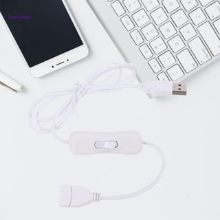 Doublebuy สายเคเบิลข้อมูล USB 2.0 ตัวผู้ เป็นตัวเมีย 100 ซม. ทนทาน พร้อมสวิตช์เปิด ปิด สําหรับแถบไฟ LED พัดลม ที่ชาร์จแล็ปท็อป