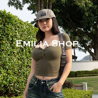 EMILIA SHOP เสื้อผ้าแฟชั่นผู้หญิง สไตล์เกาหลี 2023 ใหม่ A29J13Z 0515