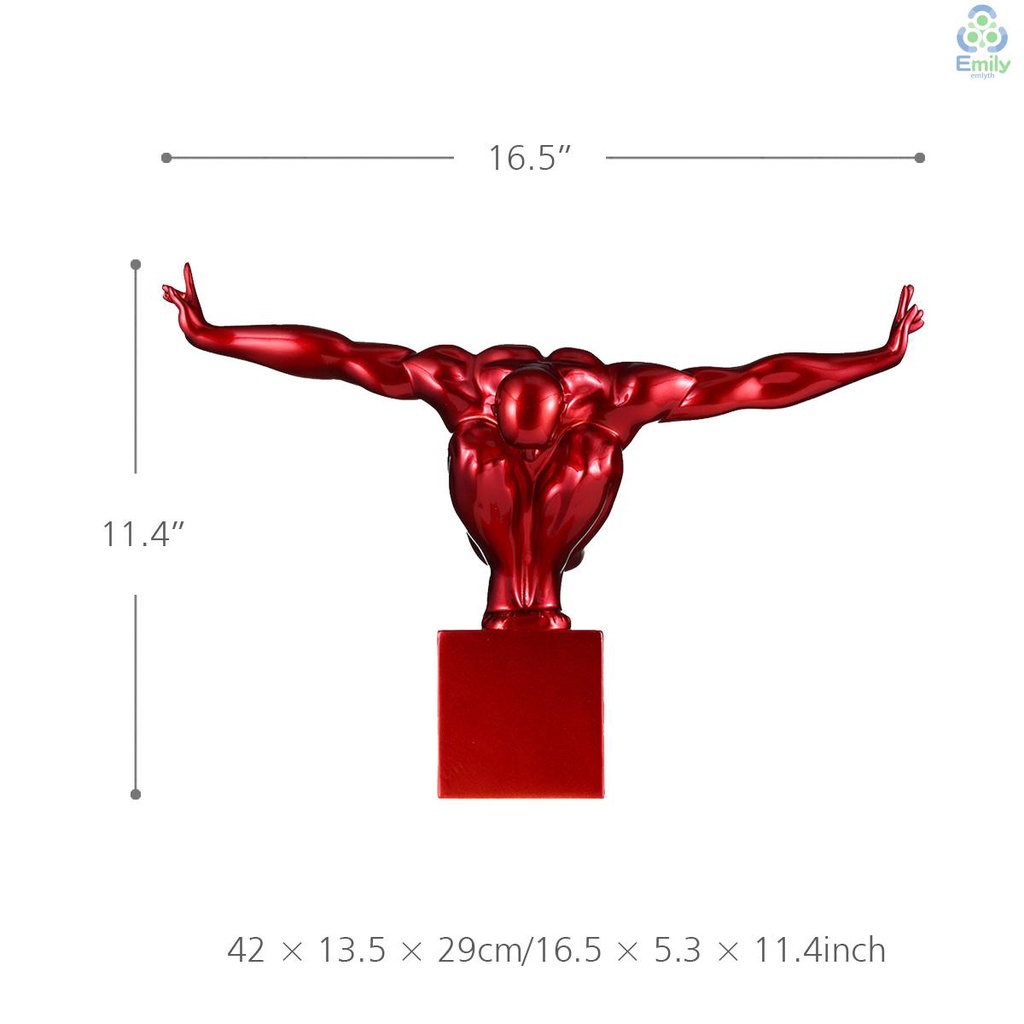 diver-tooarts-ประติมากรรมไฟเบอร์กลาส-สีแดง-สําหรับตกแต่งบ้าน-20-มาใหม่