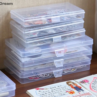 &lt;Dream&gt; กล่องดินสอ แบบใส ตั้งโต๊ะ กล่องเครื่องเขียน กล่องเก็บของ กล่องโต๊ะ ลดราคา