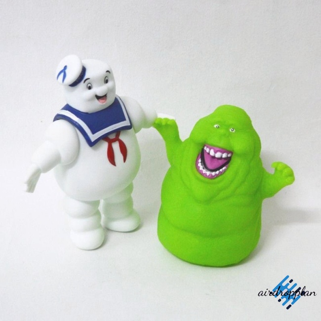 aird-ghostbusters-marshmallow-man-slimer-green-ghost-ฟิกเกอร์-ของเล่นสําหรับเด็ก