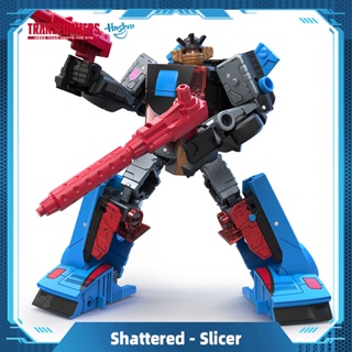 Hasbro Transformers Generations Shattered Glass Collection Decepticon Slicer with Exo-Suit &amp; IDW’s