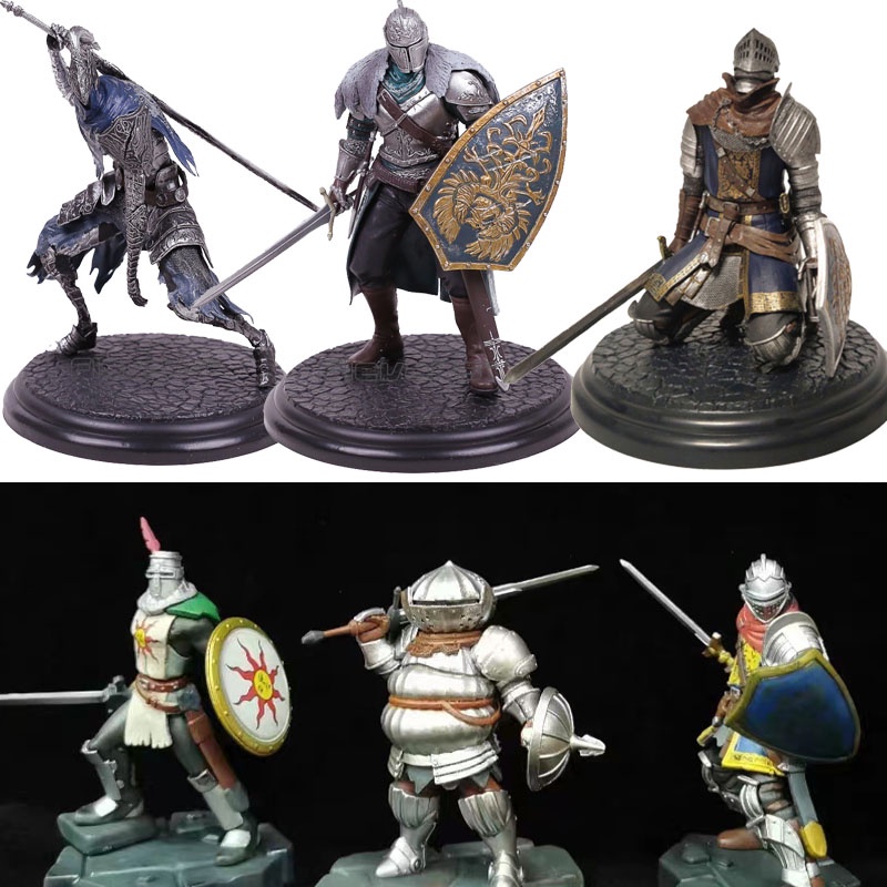 ของเล่นฟิกเกอร์-dark-souls-artorias-faraam-knight-black-knight-bust-superior-knight-solaire-oscar-onion-knights-gmae