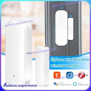 Tuya Zigbee/wifi เซนเซอร์ตรวจจับประตูหน้าต่างอัจฉริยะ Smart Home Security Alarm System Smart Life Tuya App Remote Control experth