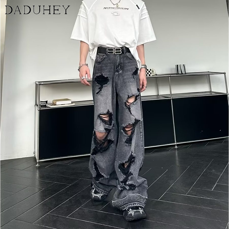 daduhey-american-thin-style-ins-trend-handsome-casual-pants-mens-2023-summer-new-high-street-fashion-all-matching-ripped-jeans