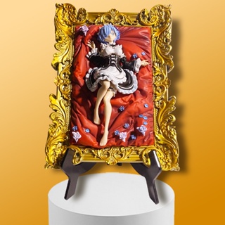 [New product in stock] Exotic photo frame from scratch REM gk hand-made animation second-time beautiful girl model statue decoration ZCES