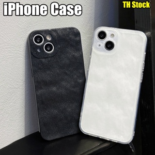 [TH Stock+COD]TPU Case แบบนิ่ม เคส For iPhone 11 12 13 14 Pro Max 11Promax  เคสโทรศัพท์มือถือ แบบใส เคสใส เคสไอโฟน