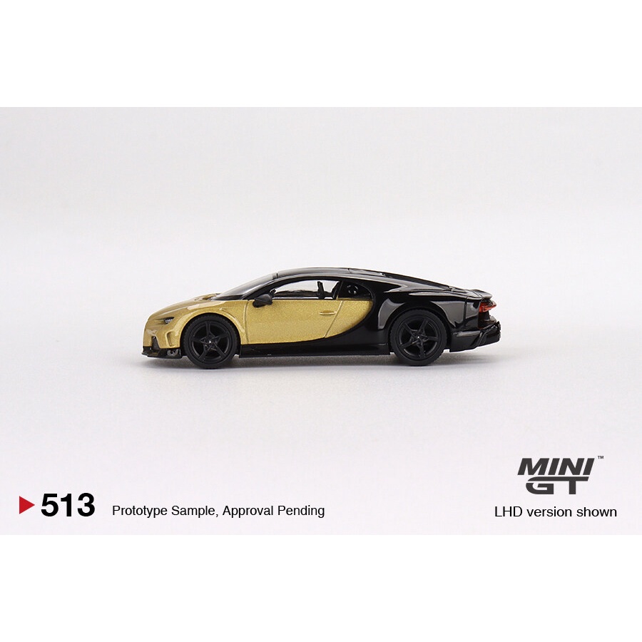 ของแท้-mini-gt-513-1-64-bugatti-chiron-super-sport-gold-model-car-car-car-car