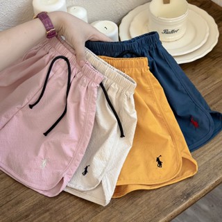 พร้อมส่ง ใหม่ กางเกงกีฬาขาสั้น ปักลาย สไตล์เกาหลี ญี่ปุ่น ฤดูร้อน สีพื้น สําหรับเด็กผู้ชาย ผู้หญิง 2023