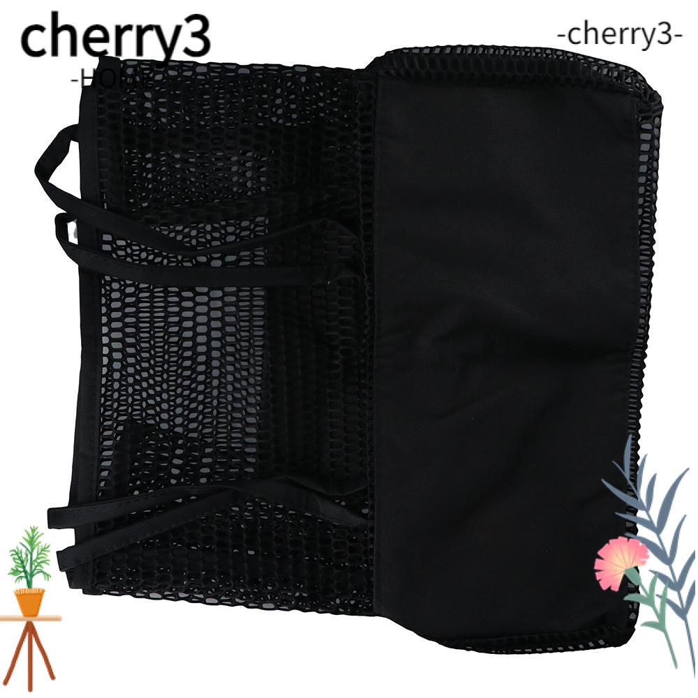cherry3-กระเป๋าถือ-กระเป๋าสะพายไหล่-ทรงโท้ท-ผ้าตาข่าย-ขนาดใหญ่-จุของได้เยอะ-สีดํา-เหมาะกับเดินชายหาด