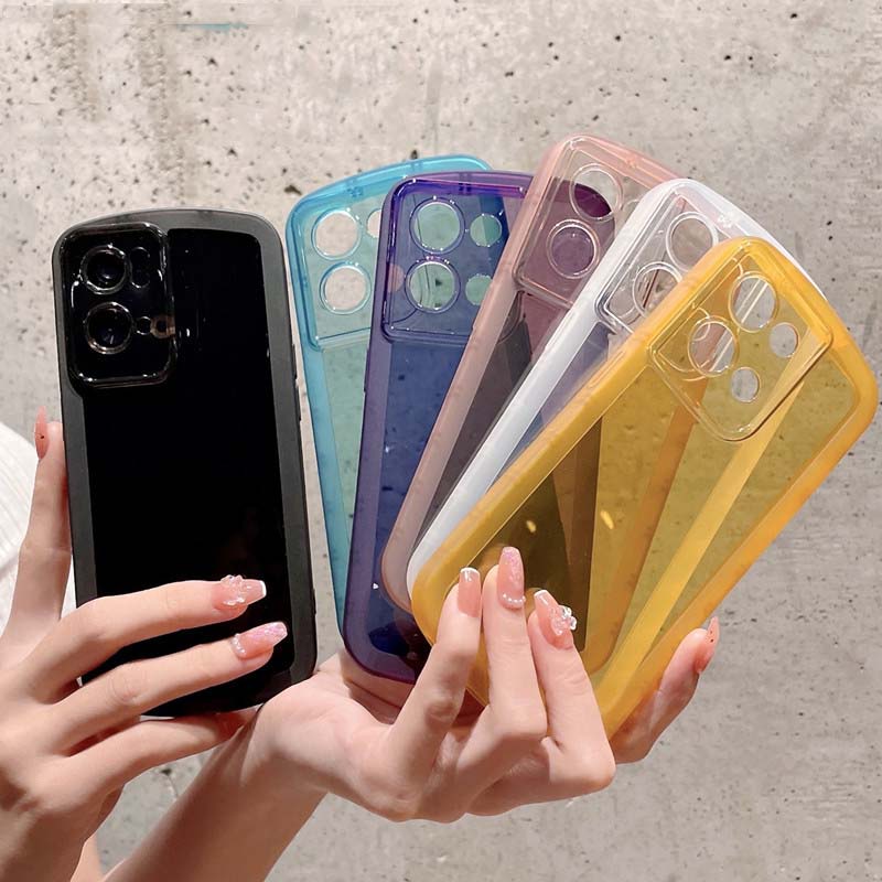 เคสโทรศัพท์มือถือ-ซิลิโคนนิ่ม-ป้องกันกล้อง-กันกระแทก-สีสันสดใส-สําหรับ-oppo-find-x6-pro-find-x6-x5-pro-x3-lite-x2-neo