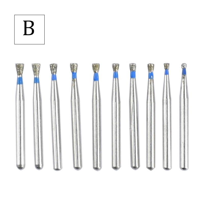 ddydental-ชุดเครื่องมือทันตกรรม-fg-ความเร็วสูง-a-1-6-มม-ชุด-br-10-ชิ้น