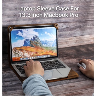เคสกระเป๋าใส่แล็ปท็อป หนังวัวแท้ สําหรับ MacBook Pro 13.3 นิ้ว 13 นิ้ว MacBook Air