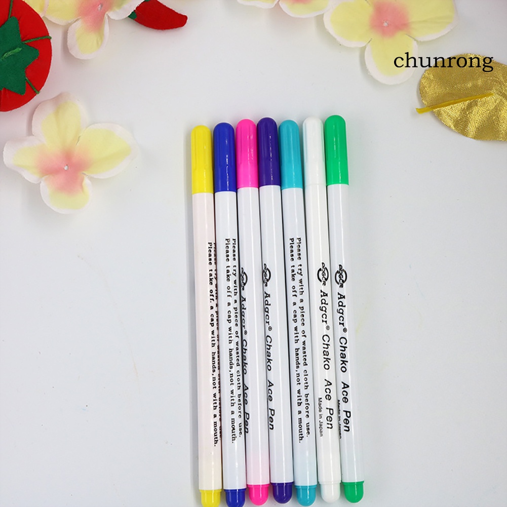 chunrong-ปากกามาร์กเกอร์-ละลายน้ําอัตโนมัติ-สําหรับเย็บผ้า-12-ชิ้น