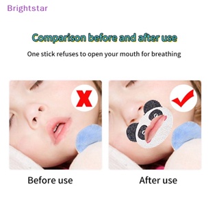 Brightstar ใหม่ สติกเกอร์เทปปิดปาก กันกรน ปิดปาก ระบายอากาศ สําหรับเด็ก 30 ชิ้น ต่อถุง