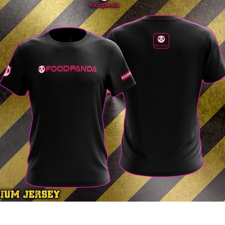 foodpanda-เสื้อเจอร์ซีย์พรีเมี่ยม-fo0d-panda-jersi-panda-jersi-food