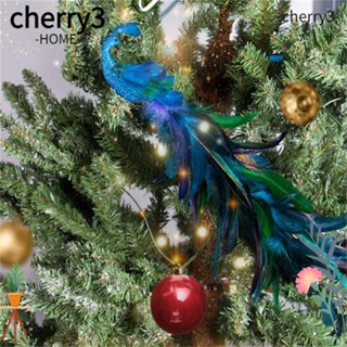 Cherry3 นกยูง สร้างสรรค์ สําหรับตกแต่งสวน ของขวัญเพื่อน ต้นคริสต์มาส