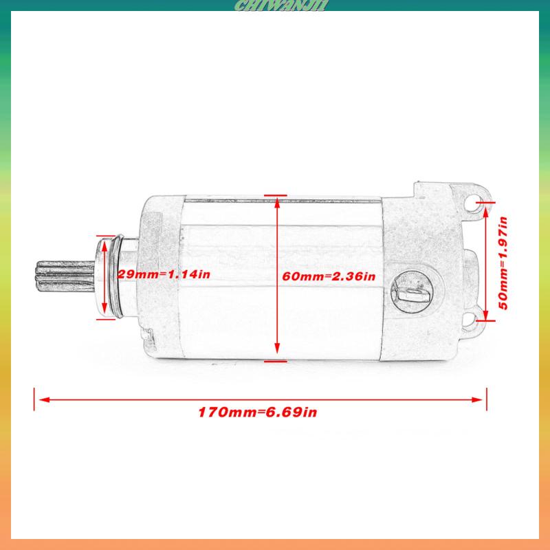 chiwanji1-มอเตอร์สตาร์ทเครื่องยนต์-xt250-serow-250-yfm25r