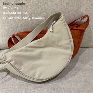 [fashionapple] กระเป๋าสะพายไหล่ ผ้าไนล่อน ขนาดเล็ก แฟชั่นเรียบง่าย สําหรับสตรี พร้อมส่ง