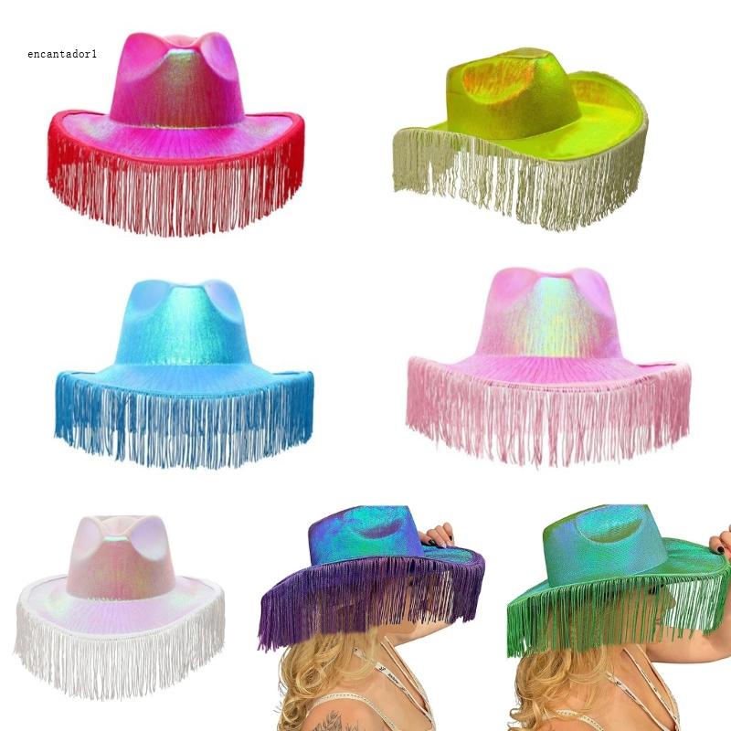 หมวกเจ้าสาว-หมวกคาวบอย-ประดับพู่-หมวกเจ้าสาว-หมวก-fedora-หมวกสละโสด-หมวกปาร์ตี้