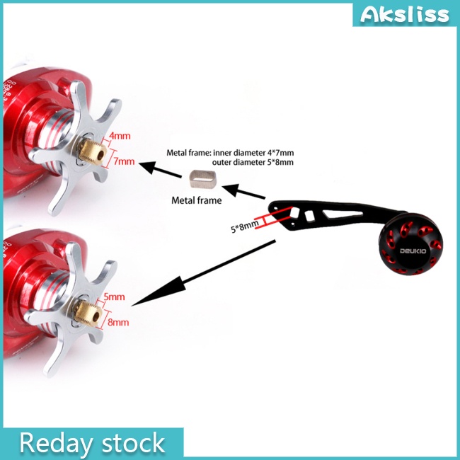 aks-รอกตกปลาโลหะ-ด้ามจับรอกตกปลา-สําหรับ-a-d-s-ยี่ห้อ-รอกตกปลา-อะไหล่อุปกรณ์เสริม