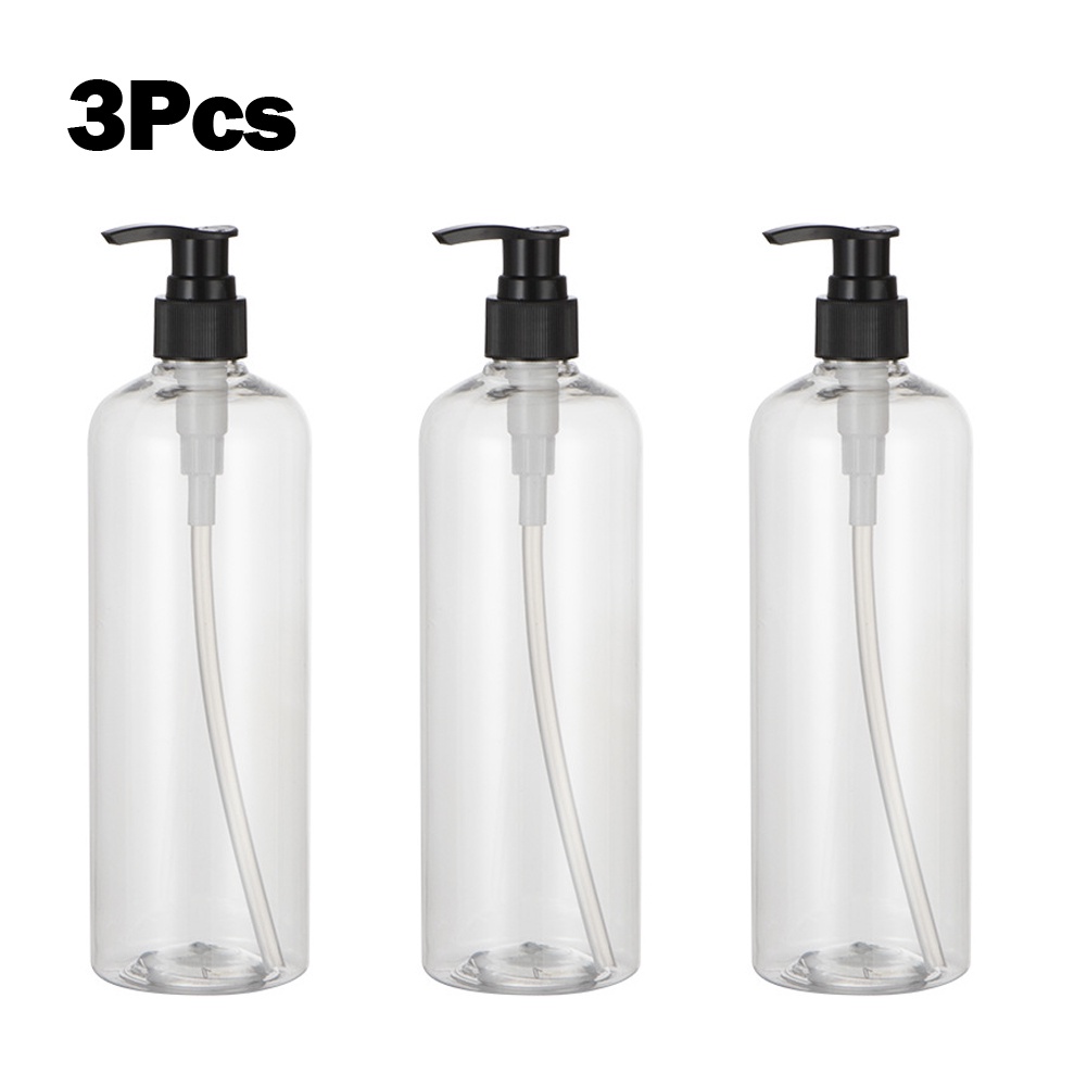 soap-dispenser-shower-storage-transparent-3pcs-container-holder-lotion