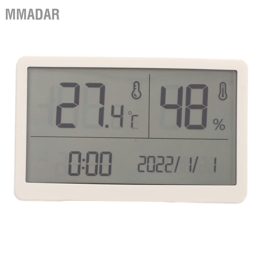 mmadar-อุณหภูมิ-ความชื้น-หน้าจอ-เครื่องวัดอุณหภูมิ-จอแสดงผลดิจิตอล-ไฮโกรมิเตอร์-สำหรับห้องโฮมรูม