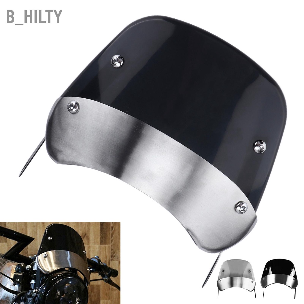 b-hilty-กระจกหน้ารถมอเตอร์ไซค์ป้องกันลม-deflector-retro-design-universal-motorbike-อุปกรณ์เสริม