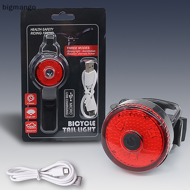 bigmango-ไฟท้ายจักรยาน-led-3-ดวง-ชาร์จ-usb-กันน้ํา-เพื่อความปลอดภัย